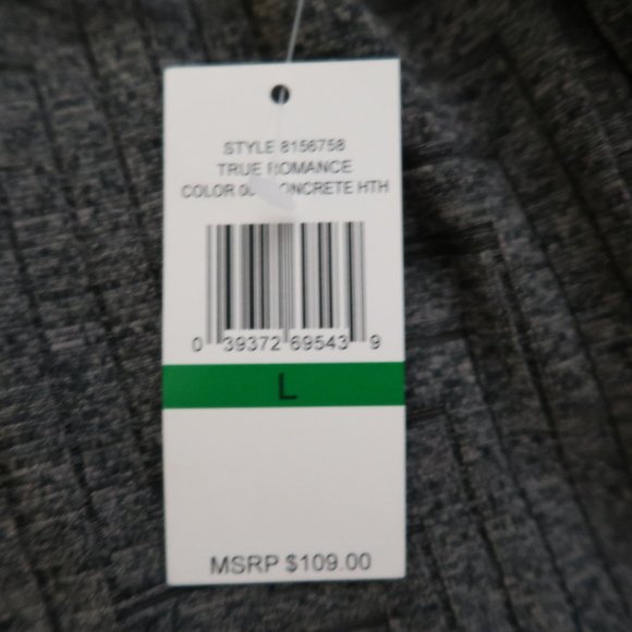 1.STATE Gray Cold Shoulder Dress - Large - Picture 5 of 8